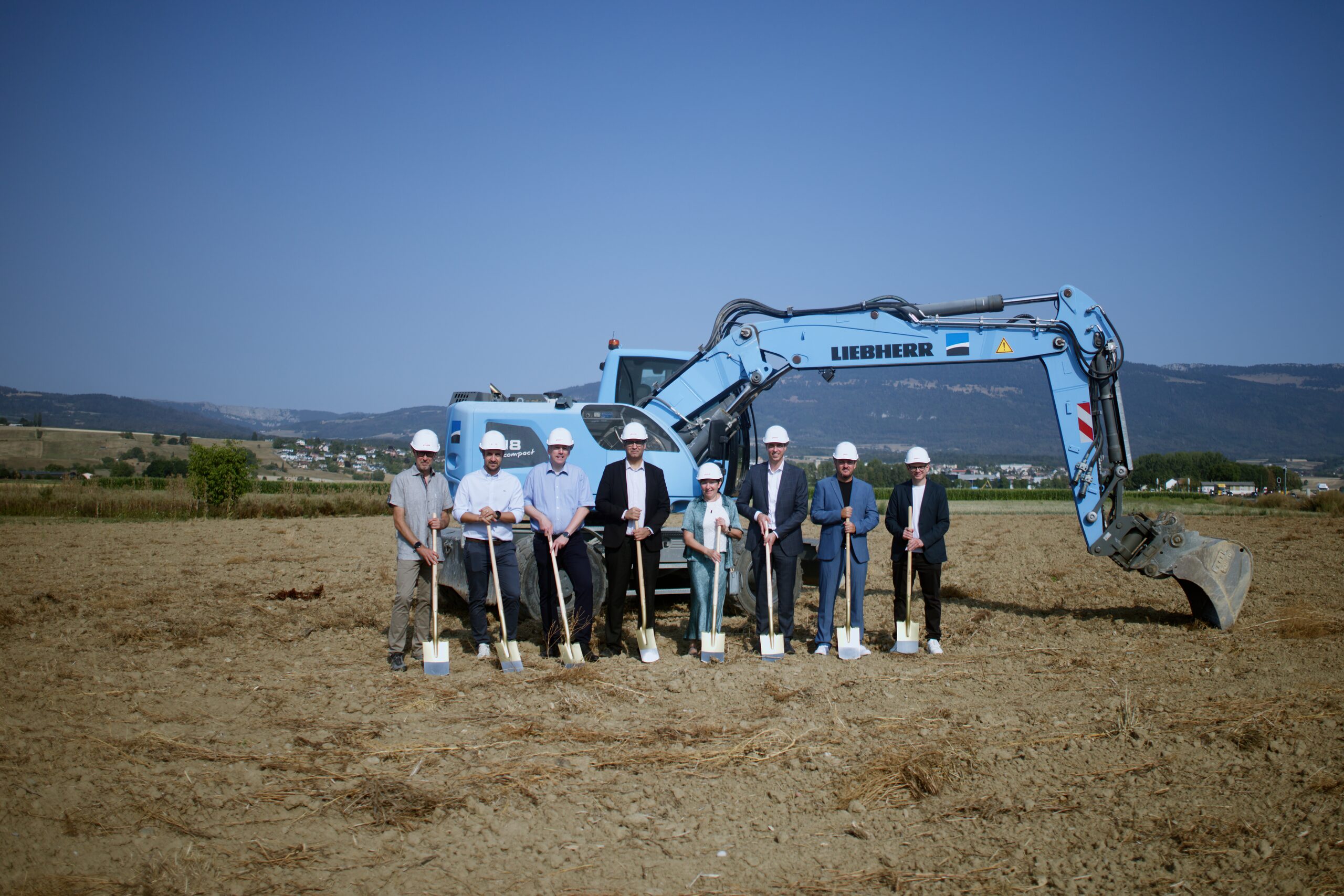 Chantier de l'extension du centre de distribution Ouest, Chavornay