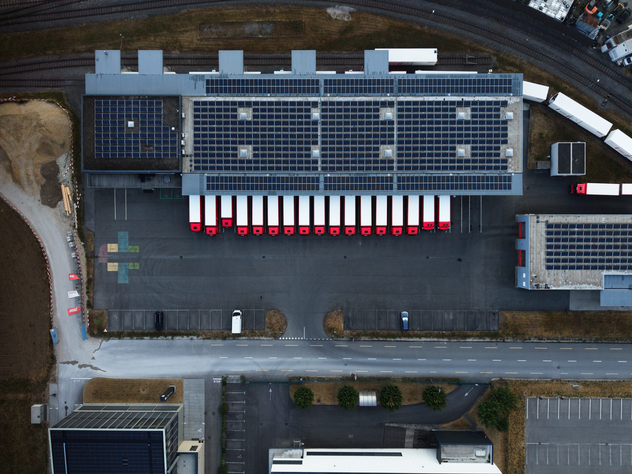 Chantier de l'extension du centre de distribution Ouest, Chavornay