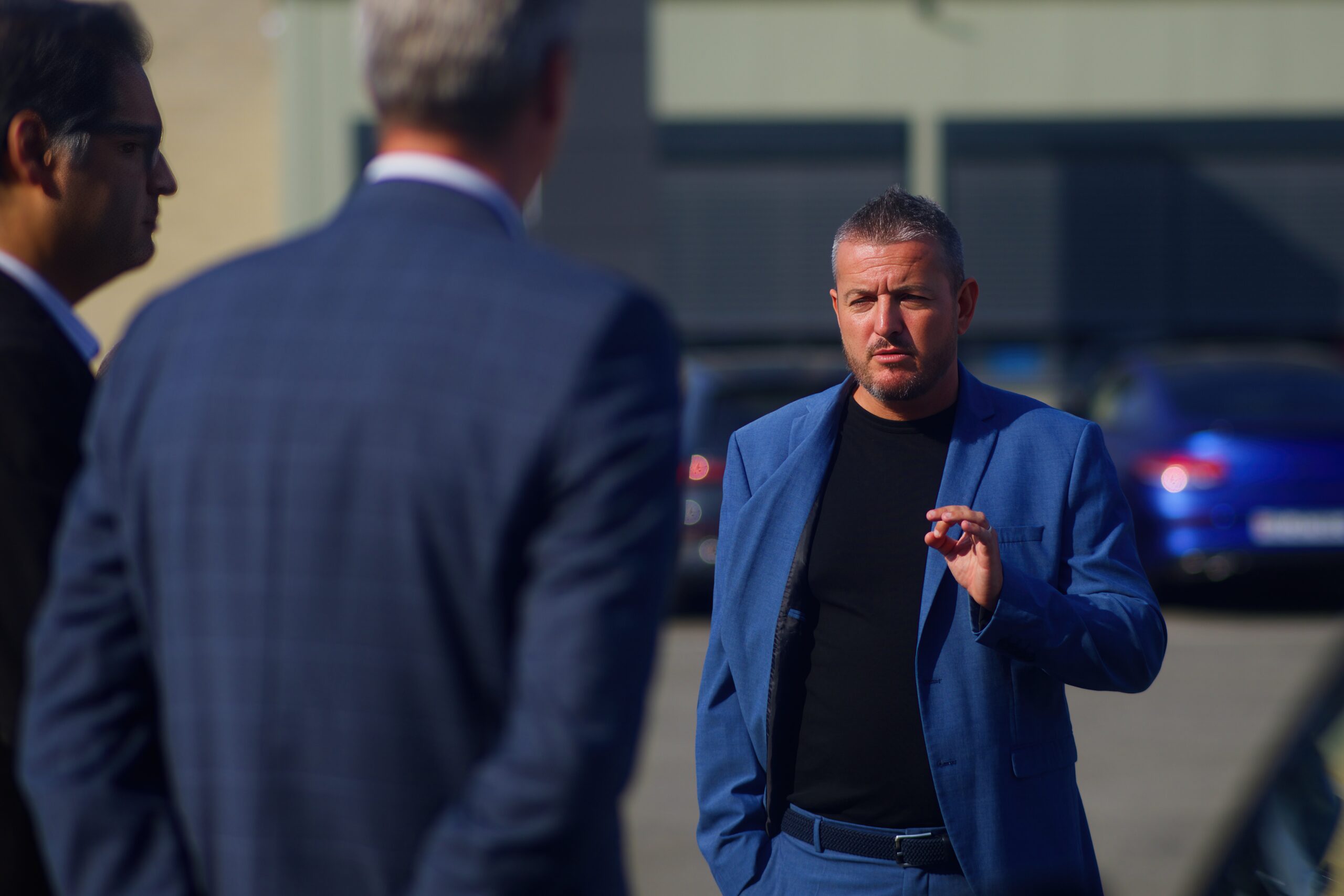 Pose de la première pierre du centre de distribution Pistor à Chavornay