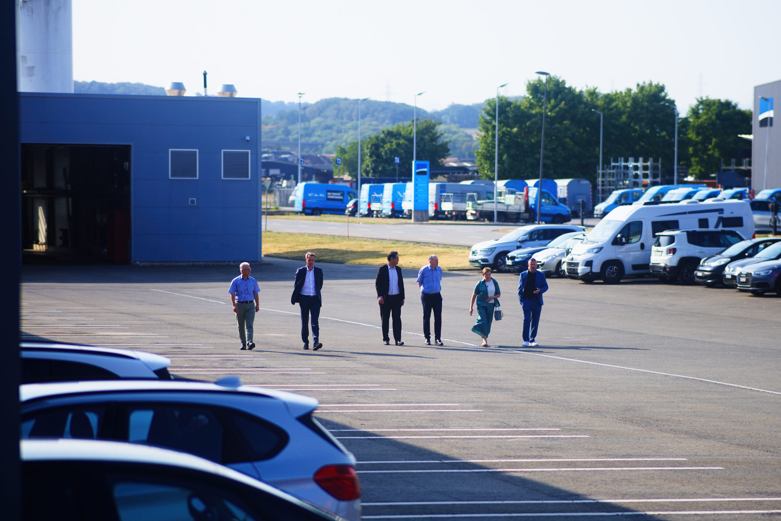 Chantier de l'extension du centre de distribution Ouest, Chavornay